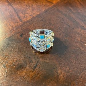 Costume sporty jeweled ring